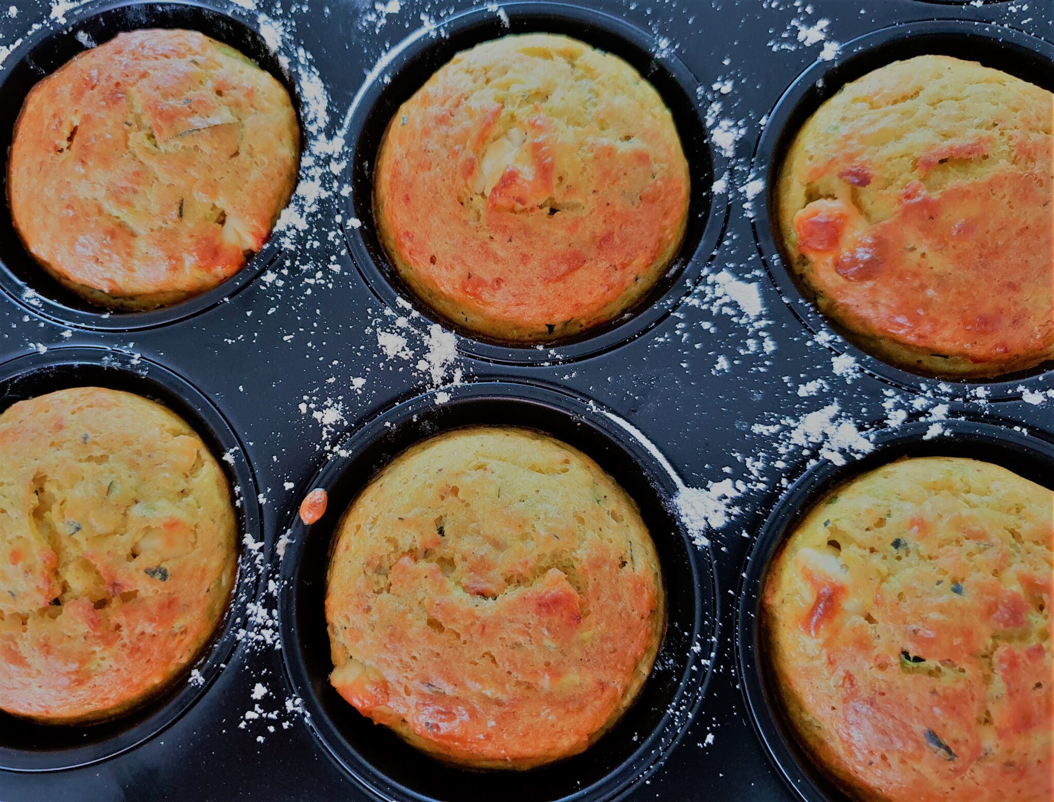 Zucchini-Feta-Muffins – Brokkoli im Glück