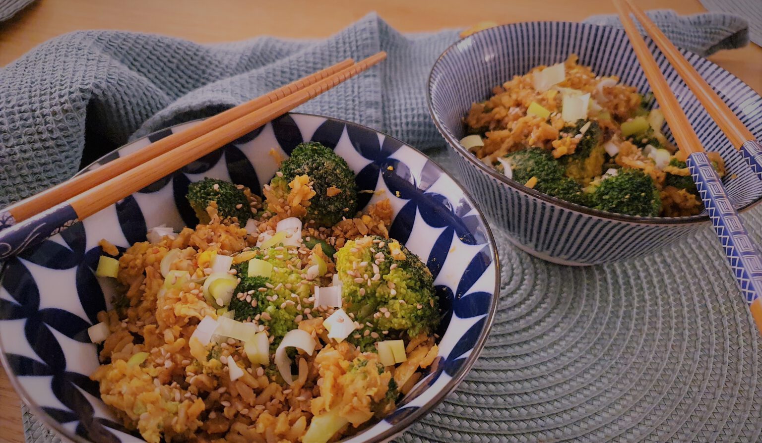 Gebratener Reis mit Brokkoli – in 15 Minuten – Brokkoli im Glück